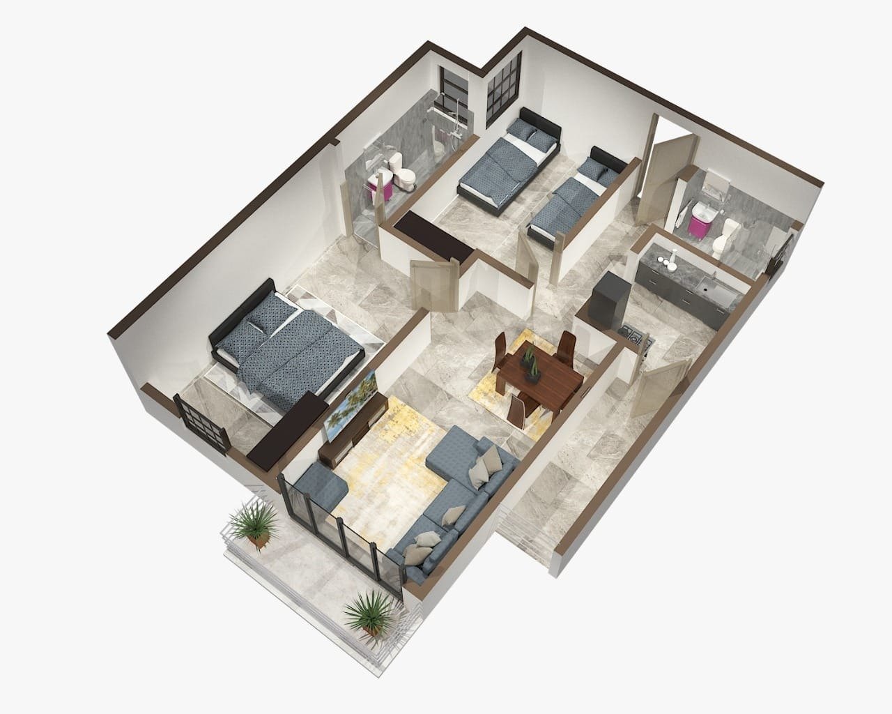 imgi_23_Layout Vintage Homes Apartments | Racecourse, Nairobi | 2 Bedroom Apartments For Sale